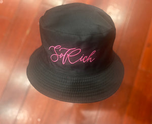 So Rich Black & Pink Bandanna Bucket